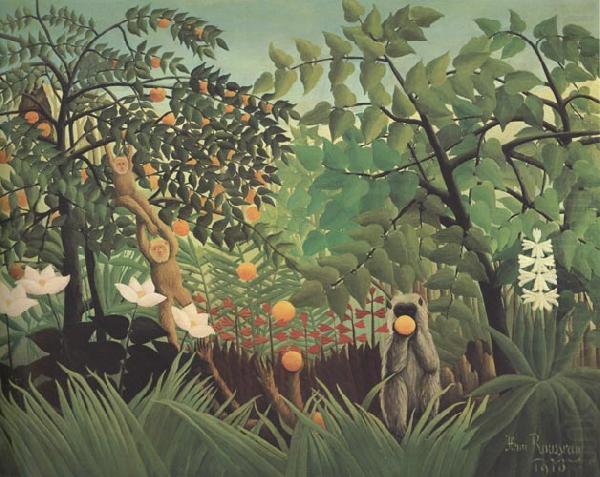 Henri Rousseau Exotic Landscape china oil painting image
